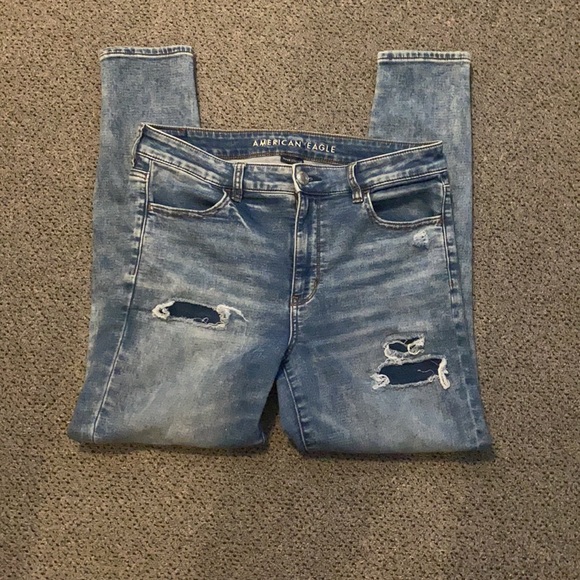 American Eagle high rise jegging size 12 - Picture 7 of 7